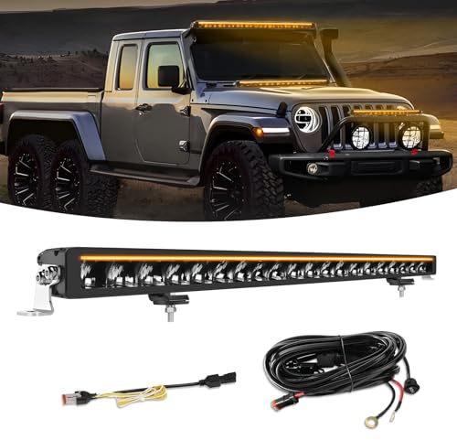 CO LIGHT 40 LED Driving Lightbar Auto mit ECE Zulassung,140W 28000LM 1352 Meter 12V/24V LED Bar für Offroad, 4x4, Fahrzeuge, Lastwagen und Wohnwagen