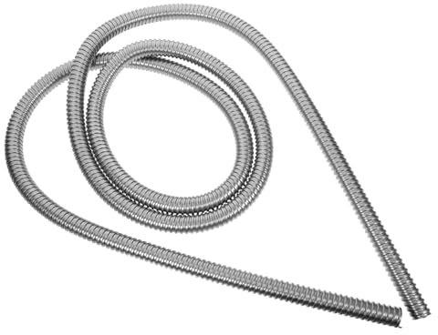 MOLUCKFU Spiralschlauch Aus Edelstahl Für Drahtkabel Kabelhülsenschlauch Zum Organisieren Drahtkabelhülsenschutz Mit Gewinde Kabelhülsenschlauch Für Effizientes Kabelmanagement