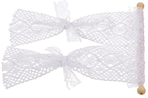 ifundom Rideau Miniature Dentelle pour Maison De Poupée Accessoire Décoratif Élégant pour De Et Photographie