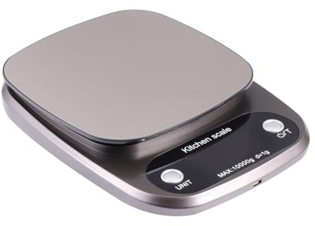 Cabilock Balance De Cuisine Rechargeable 10 Kg/1 G Numérique En Acier Inoxydable Outil De Mesure Précis Pour La Cuisson La Pâtisserie Et Les Bijoux
