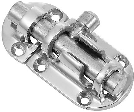 Mikikit Stainless Steel Door Latch Boat Sliding Locks Ship Latch Barrel Bolt Lock Non-Rusting