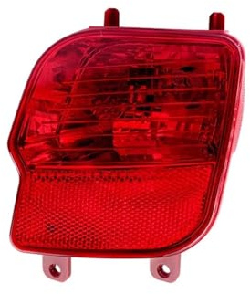 WIJHJET Infiniti YL00528880 YL00528980 Paraurti posteriore Riflettore Lampada Luce freno Lampada stop freno per Peugeot 3008 4008 P84 Per Citroen C5 Per Aircross(Left Side)