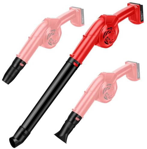 Cordless Leaf Blower Compatible with Milwaukee 18V (NO Battery), 3 IN 1 Dust Air Blower Brushless Handheld Electric Jobsite Duster for Garden Leaves Grass Cuttings Lawn Care Yard Clean Snow Blow