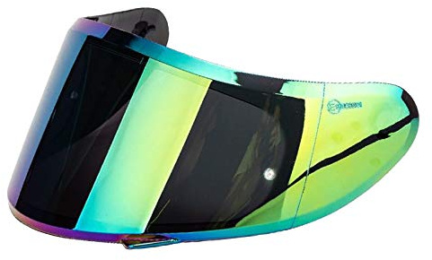 MT V-14 Motorcycle Helmet Visor Anti-fog Pinlock Mirror Shield for MT Stinger Full Face Helmet, Selected Colors