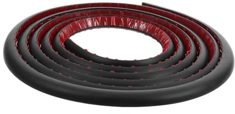 Didiseaon Moulure Autocollante Quart de Rond Pvc Noir 3 M Certifié Flexible Auto-adhésive Étanchéité pour Sols, Escaliers, Angles et Bords de Bain Usage Maison Solide et Décorative