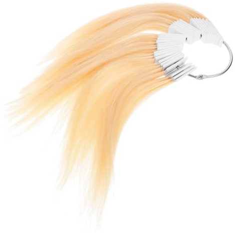 VALICLUD 30 Stück Echthaar Farbkarte für Haartest und Farbberatung mit Natürlichen Haartests für Friseure und Haarfärbeexperimente im Salon
