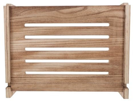 DOITOOL Modem Box Hider - Wall-Mounted Wooden Router Shelf - Router Modem Hider Storage Box for Wires Power Strips and Projectors in Home Office