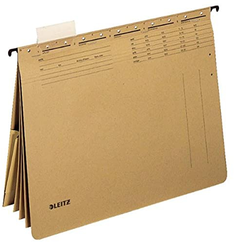 Leitz 1983 ALPHA Hängehefter/1983-00-00 A4 naturbraun 250g/qm, braun,1er pack
