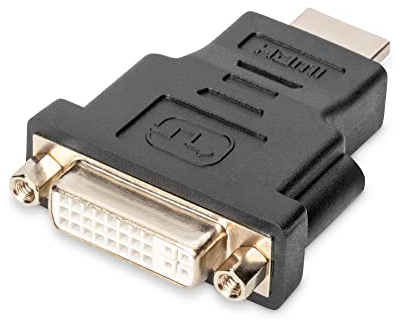 Digitus AB556 Adattatore HDMI, 19 Poli Maschio/DVI-D24+5 Femmina
