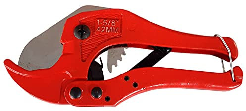 PINZA TAGLIATUBI A CRICCHETTO PER TUBI IN PVC 42 mm PER PROFESSIONISTI IDRAULICO