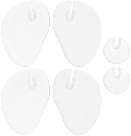 Supvox 3 Paar Transparente Vorfußpolster für Zehentrenner - Selbstklebende Gel-Einlegesohlen - Anti-Rutsch & Anti-Blasen Schutz für Flip-Flops & Sandalen