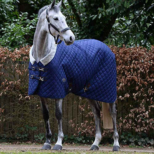 Weatherbeeta Comfitec Deluxe Diamond Quilt Standard Medium Stalldecke (145cm) (Marineblau)