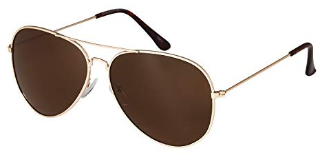 Ultra Kids Pilot Style Sunglasses UV400 Protection Metal Frame Boys Girls Ages 3-16 Years Classic Retro Shades