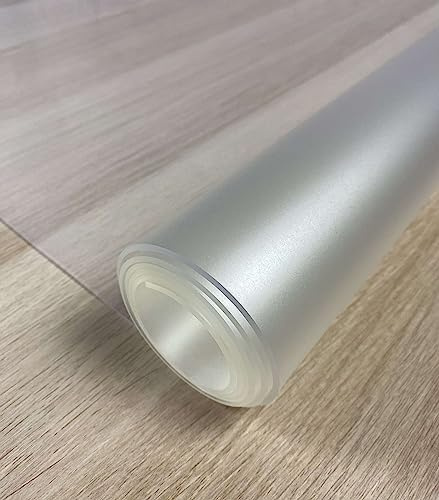 Artwelt Tovaglia Trasparente Pellicola da Tavolo Finemente Opacizzata 2,0 mm Traslucida Morbida Foglio per Vetro e Superfici Lucide Qualità Premium Made in Germany (160cm X 90cm)