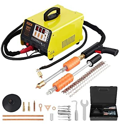Kit di riparazione di ammaccature for saldatore a punti 3 KW 220 V Estrattore di ammaccature for saldatore a punti for la riparazione di ammaccature della carrozzeria con funzione di regolazione del t