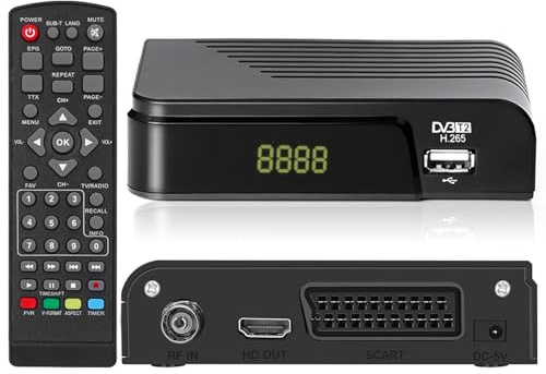 Terrestrial Receiver DVB-T DVB-T2 Receiver HD HEVC H.265