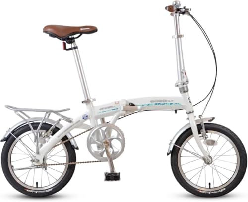 Kcolic 16 Zoll Klapp Fahrrad Erwachsene Rennräder Aluminium Citybike Pendler Bike Ultra Licht Tragbare B,16in
