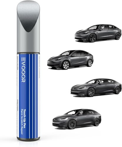 PARTS4EV Touch Up Car Paint for Tesla- DIY Scratches Repair With Color-Matched for Model 3/Y/S/X (Midnight Silver Metallic (PMNG))