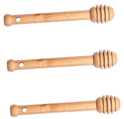 IMIKEYA 3piezas Varillas De Madera para Agitadores Portátiles Postres