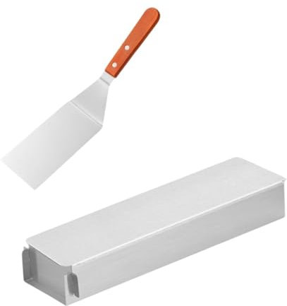 Luwecf Molde Rectangular para Repostería, Ideal para Tiramisú Y Mousse, Tapa Larga de Acero