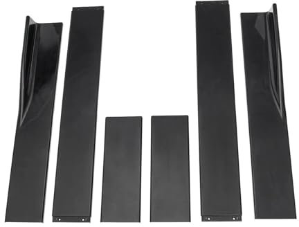 Seitenschweller Für F30 F31 F80 F82 Für M3 Für M4 Für 320i 325i 335i Seite Rock Universal Schürze Splitter Winglet Auto Zubehör Auto Seitenschweller(78.7in Black)