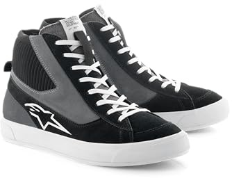 Alpinestars Stated Motorrad Schuhe, schwarz/grau/weiß, 9 (42)