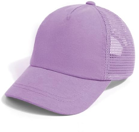 QKURT Cappellino da Baseball per Bambini, Visiere per Bambini, Cappello da Sole Unisex con Protezione UV e Rete, Cappellino Estivo per Sport all'Aria Aperta per Bambini di 2-6 Anni