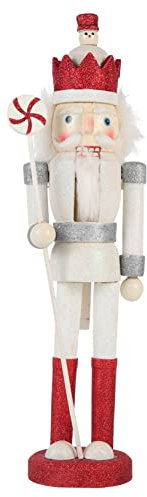 HOLIDYOYO Casse-Noisette Bois Décoratif Soldat Casse-Noisette Figurine de Noël pour Décoration Intérieure