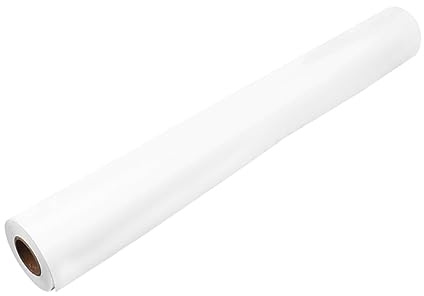 Angoily 1 Rolle Zeichenpapier Malstaffelei Kunst Staffelei malen Staffelei Kinderpapier Kritzelpapier leeres skizzenpapier Art Paper Weiß