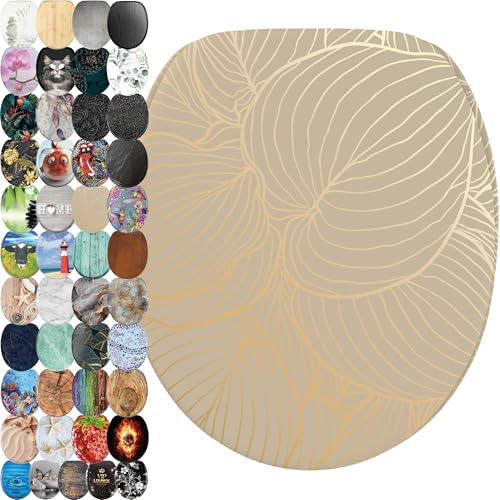 Sanilo WC Sitz ohne Absenkautomatik, viele schöne Toilettendeckel zur Auswahl, hochwertige und stabile Qualität aus Holz (Hosta)