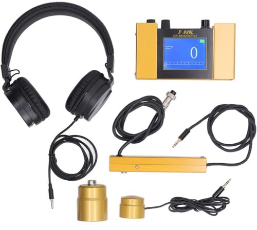 Detector de fugas de tubería de agua subterránea con sensibilidad ajustable y auriculares para inspección de tuberías de construcción