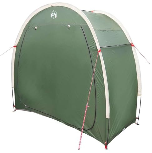 vidaXL Bike Storage Tent with Roof Green 210 x 90 x 174 cm, Garden and Terrace, Modern Waterproof Tent, Bike Storage, Outdoor Shelter, Durable Camping Gear for Bikes