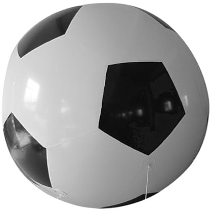 Pallone da Spiaggia Grande - Calcio Gonfiabile | Palla Giocattolo da Esterno | Design Gigante Classico di Palloni da Calcio, Divertente Gioco in PVC per Piscina e Giardino destinato a Bambini, Adulti