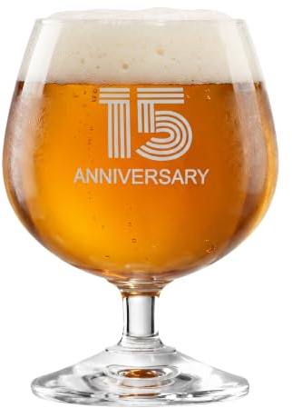 KROSNO Cognacglas 230 ml, 15-årsjubileum, Celebration Moments-kollektionen