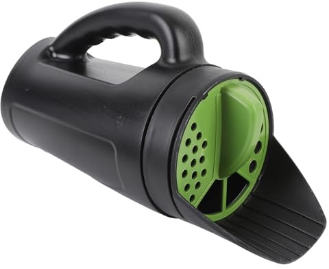 Aolidsive Handstreuer für Garten, 80 oz, 3 verstellbare Öffnungen, Polyethylen, robust, für Rasen und Einfahrt, manueller Streuer für Saatgut
