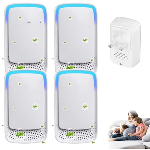 Ioniser Plug In, Air Purifier, Portable and Quiet Work Negative Ion Air Purifier for Home, Bedroom, Office,Living Room,Pet Room, Small Air Cleaner (4)