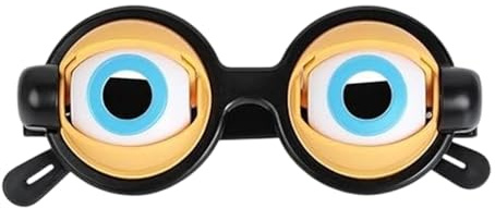 Gafas de tembloroso – Gafas tontas de 7.09 pulgadas | de guiño para niños, adolescentes, adultos, de disfraces, celebraciones, carnaval, concierto, actuaciones escénicas, bailes de