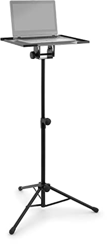 TIGER LEC7-BK Support pour ordinateur portable Support pour projecteur - Réglable en hauteur avec pieds de trépieds