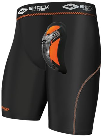 ShockDoctor Tiefschutz Kompressions-Short mit Ultra Carbon Flex Cup