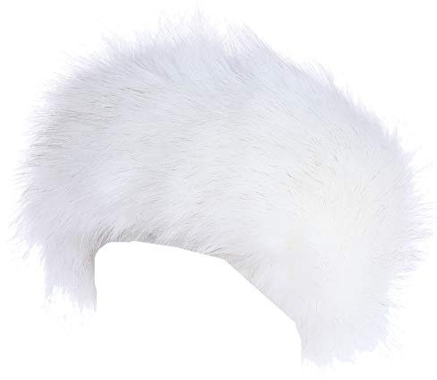Soul Young Damen Winter Faux Fuchs Haarband Schleife Design Elastische Stirnband Kopfband EINWEG Verpackung