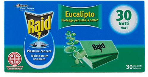 Raid Anti-Mücken-Plättchen Eukalyptus, 30 Stück