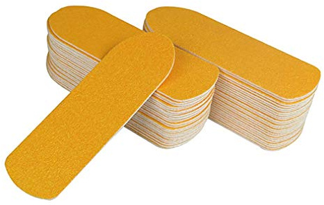 Tredoni 50 Stück 80 Körnung Austauschbare Dateien für Hornhaut Raspel - Füße Tot/Schwer Haut Entferner Maisschaber, Änderbar Körnung Pads (50 Grobe Feilen - 80 Körnung)