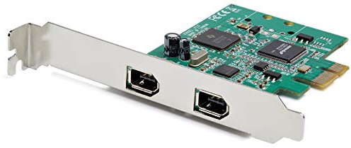 StarTech.com Scheda PCI Express FireWire a 2 porte, Adattatore PCIe FireWire 1394a (PEX1394A2V2)