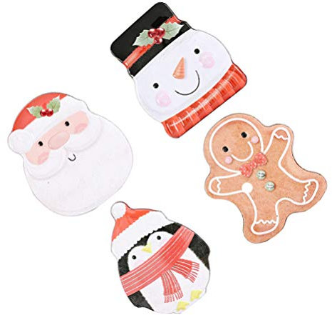 YARNOW 4stücke Weihnachts-geschenkboxen Aus Blech Praktische Aufbewahrungsbehälter Für Süßigkeiten Für Weihnachtsgeschenke Dekorationen Und Partys Langlebig Und Vielseitig