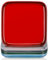 LOVECASA Servizio da tavola , set di 4 piatti quadrati in gres porcellanato, piatti per colazione, 18,8 x 18,8 x 2,5 cm, multicolore