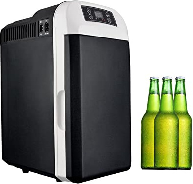 Yeeda Car Refrigerator, Portable Car Fridge Freezer, Electric Cooler Box, 12v Mini Personal Fridge For Camping, Outdoor Travel, Temperature Control