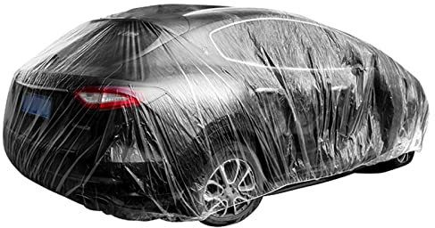 Copertura trasparente per auto, coperture antipolvere antipioggia universali Protezione UV leggera Copertura completamente trasparente per auto(#3)