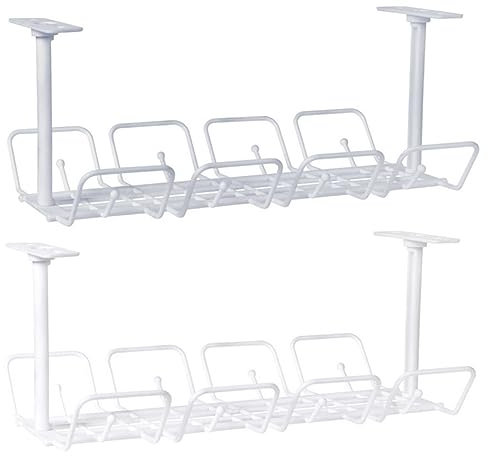 KITANDOVE Kabel-organizer-halter Schreibtisch Metall Kabelmanagement-rack Aufbewahrung Kabel Und Netzteile Installieren