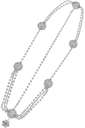 minkissy Rhinestone Quasten Stirnband Brautschmuck Eleganter Strass Haarschmuck Für Frauen Und Mädchen Leichtes Rostfreies Kopfband Für Hochzeitsfeiern Partys Und Bühnenauftritte