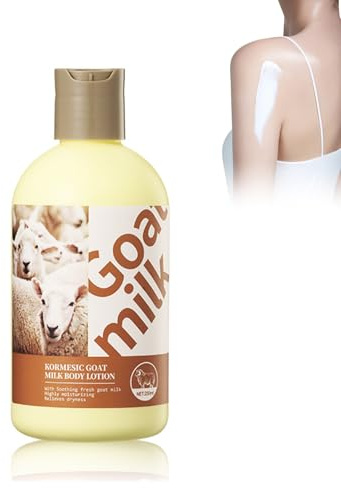Lozione Corpo Latte Di Capra - Lozione Idratante E Nutriente per Pelle Secca E Sensibile, Crema Corpo Ricca E Vellutata Con Latte Di Capra Naturale, 250ml - Pelle Morbida E Liscia